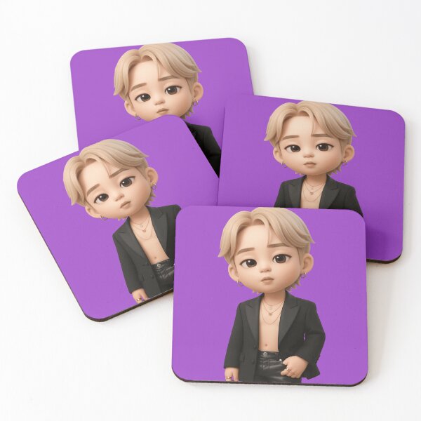 Item preview, Kpop Idol Chibi Style - Inspired Soft Aesthetic Design designed and sold by RADesignHub.