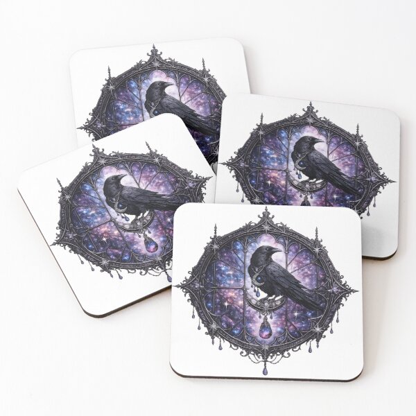 Item preview, Galaxy Raven Gothic Window designed and sold by jgvisualarts.