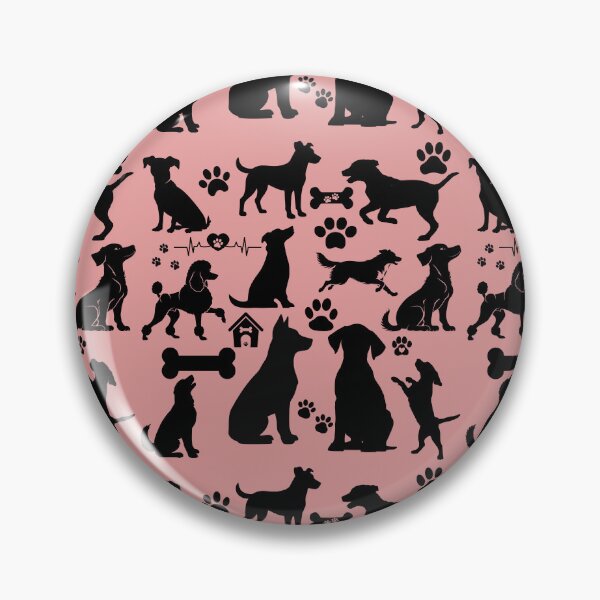 Item preview, Dog Pattern Dark Aesthetic | Dog Lover Gift | Paw Print Puppy Design designed and sold by Noble-Piece.
