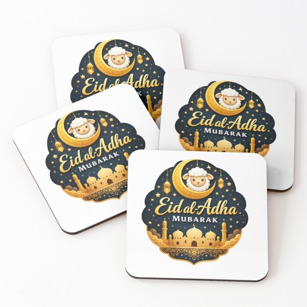 Item preview, Eid Mubarak Sheep Illustration – Eid al-Adha Design designed and sold by RALYSHOP.