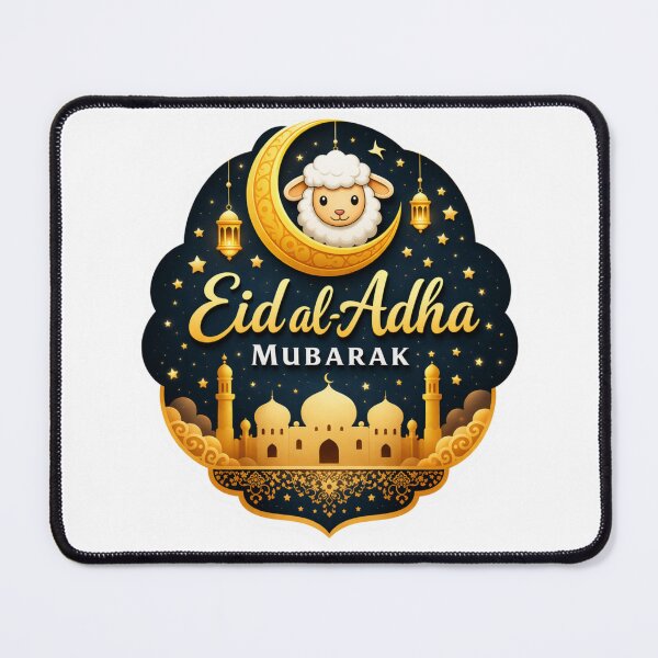 Item preview, Eid Mubarak Sheep Illustration – Eid al-Adha Design designed and sold by RALYSHOP.