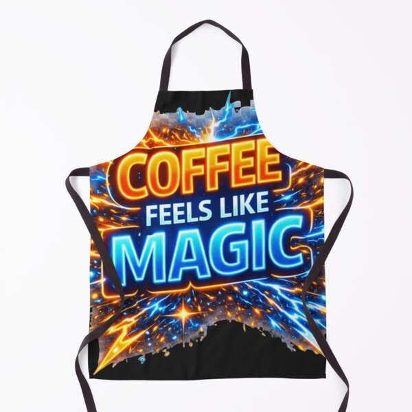 Item preview, COFFEE FEELS LIKE MAGIC designed and sold by Nika Art Studio.