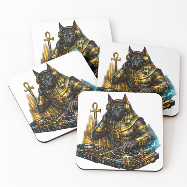 Item preview, DJ Anubis - god of parties designed and sold by  ZenRave Designs.