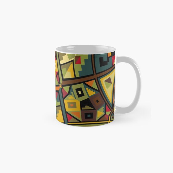 African Traditional Fabric Design Classic Mug