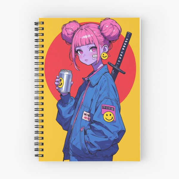 Item preview, Neon Ronin Refresh: Cyberpunk Streetwear Girl designed and sold by Jimakmo.