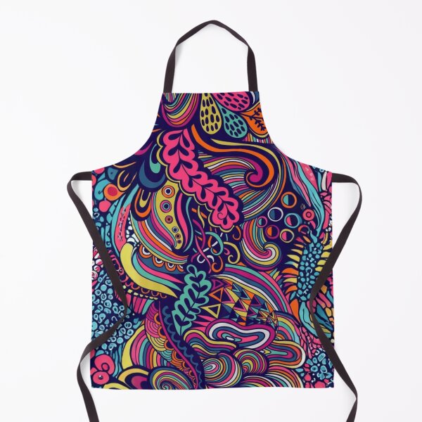 Item preview, Retro 70s Floral Pattern - Vintage Warm Blooms & Groovy Flowers designed and sold by Siriusvibes.