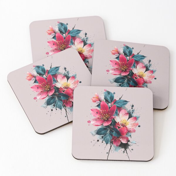 Item preview, Vibrant Floral Watercolor – Bold Botanical Flower Art   designed and sold by dharanna.