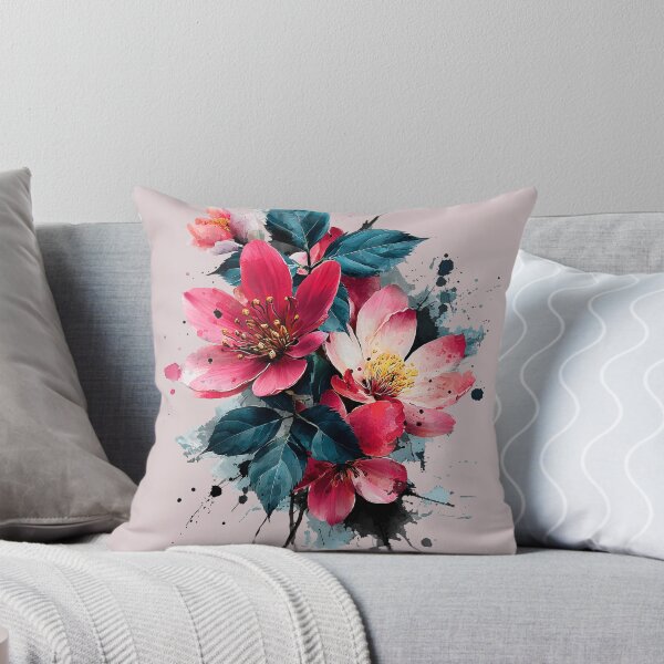 Item preview, Vibrant Floral Watercolor – Bold Botanical Flower Art   designed and sold by dharanna.