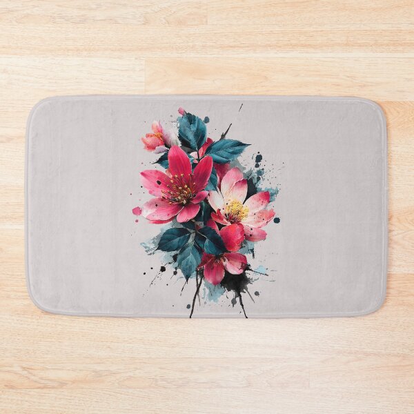 Item preview, Vibrant Floral Watercolor – Bold Botanical Flower Art   designed and sold by dharanna.