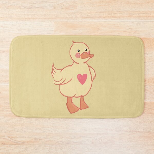 Item preview, Cute Duck with Heart Illustration designed and sold by MaiAndMu.