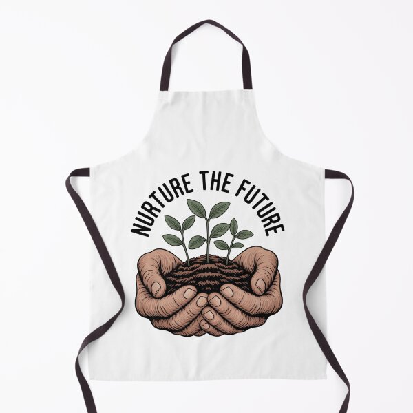 Item preview, Nurture The Future — Hands Holding Seedlings Soil Reforestation Environmental Graphic Tee designed and sold by proearth2022.