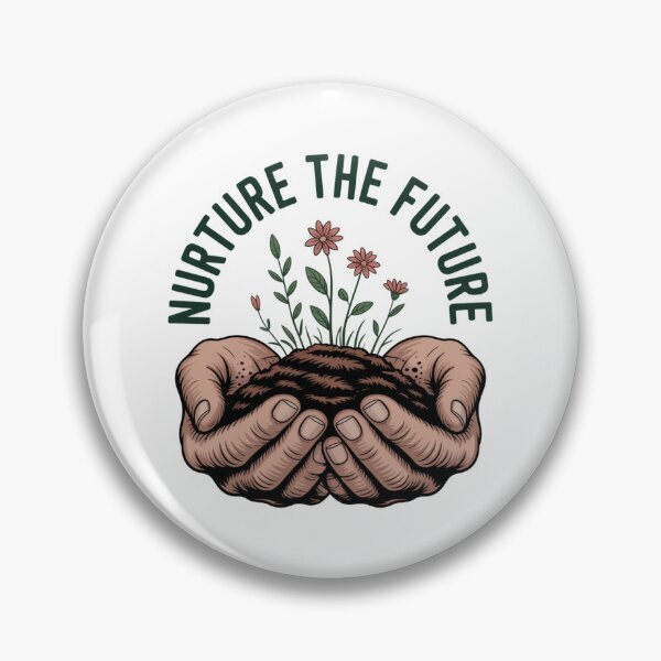 Item preview, Nurture The Future — Wildflower Hands Soil Botanical Environmental Activist Graphic Tee designed and sold by proearth2022.