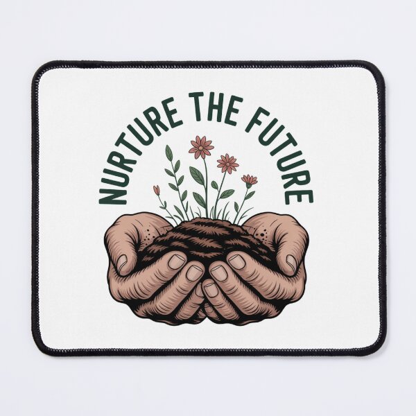 Item preview, Nurture The Future — Wildflower Hands Soil Botanical Environmental Activist Graphic Tee designed and sold by proearth2022.