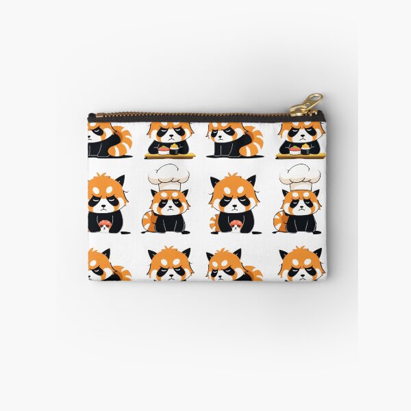 Item preview, Grumpy Red Panda Sushi Sticker Pack designed and sold by The Grumpy Pet Club.
