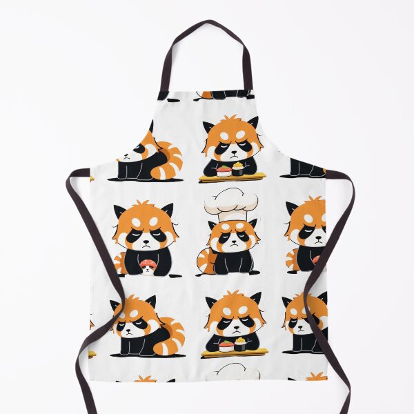 Item preview, Grumpy Red Panda Sushi Sticker Pack designed and sold by The Grumpy Pet Club.