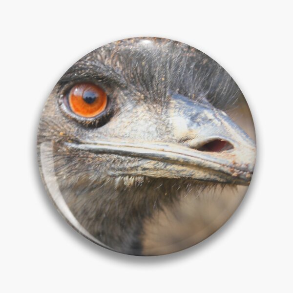 Item preview, Emu with red eyes designed and sold by ecowafes.