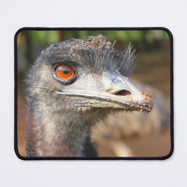 Item preview, Emu with red eyes designed and sold by ecowafes.