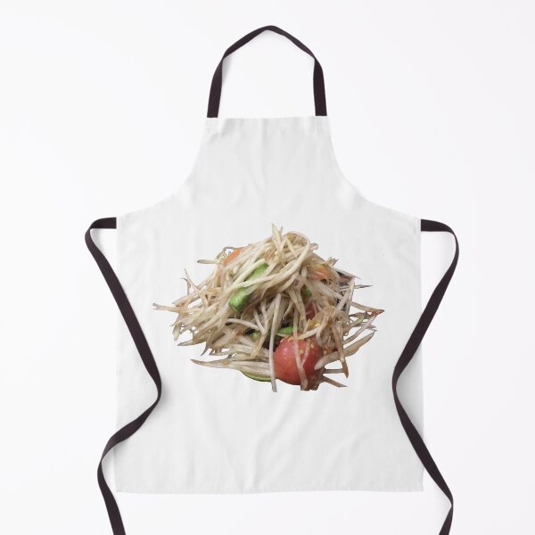 Item preview, SOM TUM, Thai spicy green papaya salad Isolated on white background	 designed and sold by pipikijung.