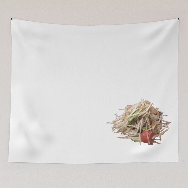 Item preview, SOM TUM, Thai spicy green papaya salad Isolated on white background	 designed and sold by pipikijung.