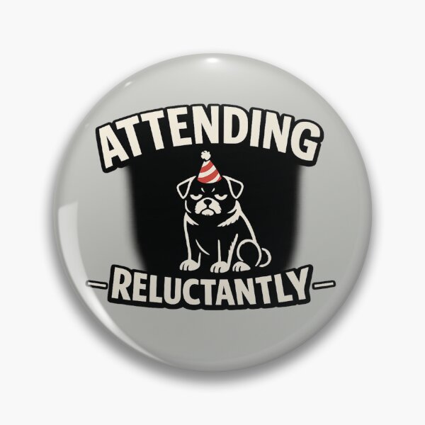 Item preview, ATTENDING RELUCTANTLY Dog Shirt – Funny Introvert Party designed and sold by POD DYNASTY.