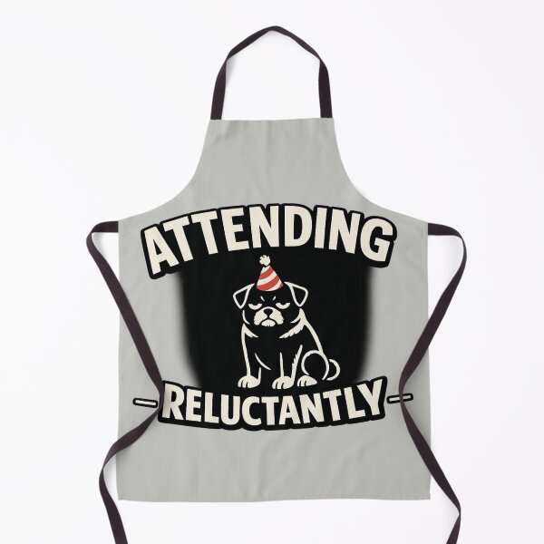 Item preview, ATTENDING RELUCTANTLY Dog Shirt – Funny Introvert Party designed and sold by POD DYNASTY.