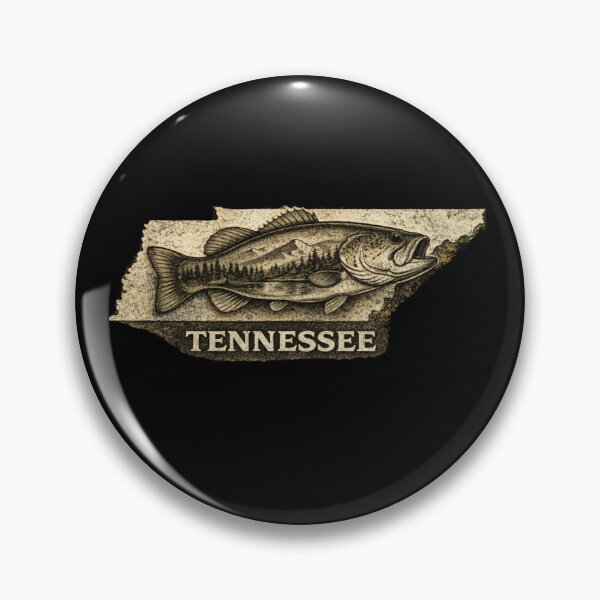 Item preview, Tennessee Bass Fishing Shirt – Largemouth Bass Tee, TN Fishing Design, Vintage Angler Shirt, Fisherman Gift designed and sold by WildWonderfulWear.