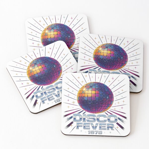 Item preview, 1978 Disco Fever Retro Mirror Ball 70s Party Aesthetic designed and sold by DraftAndDoneArt.