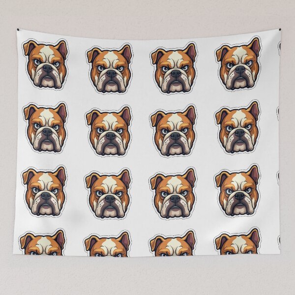 Item preview, Suspicious Bulldog Bombastic Side Eye Judging designed and sold by The Grumpy Pet Club.