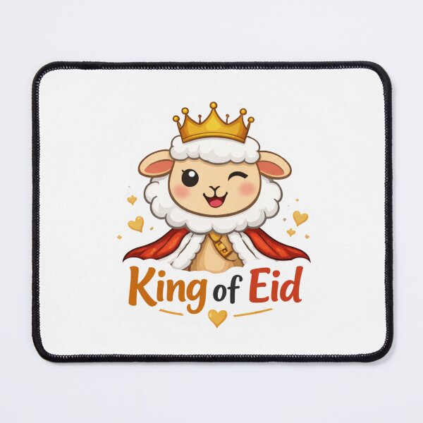 Item preview, King of Eid Cute Sheep Sticker – Eid al-Adha Mubarak Kids Gift, Muslim Design, Islamic Holiday Cartoon designed and sold by RALYSHOP.