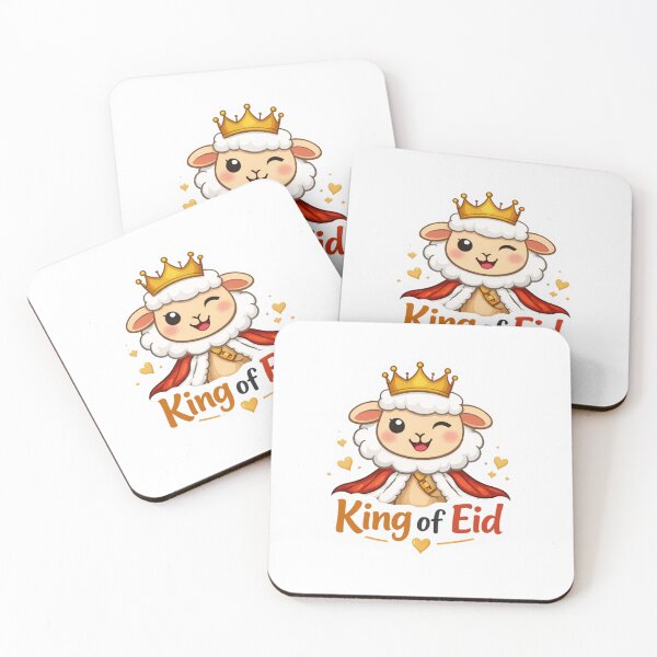 Item preview, King of Eid Cute Sheep Sticker – Eid al-Adha Mubarak Kids Gift, Muslim Design, Islamic Holiday Cartoon designed and sold by RALYSHOP.