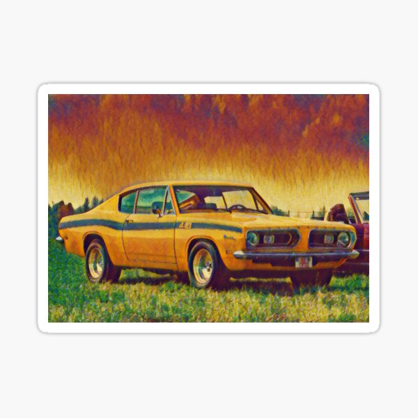 1969 Plymouth Barracuda 440 Sticker