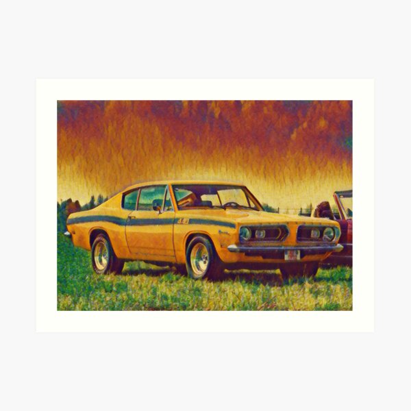 1969 Plymouth Barracuda 440 Art Print