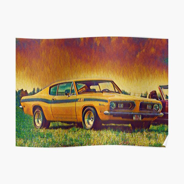 1969 Plymouth Barracuda 440 Poster