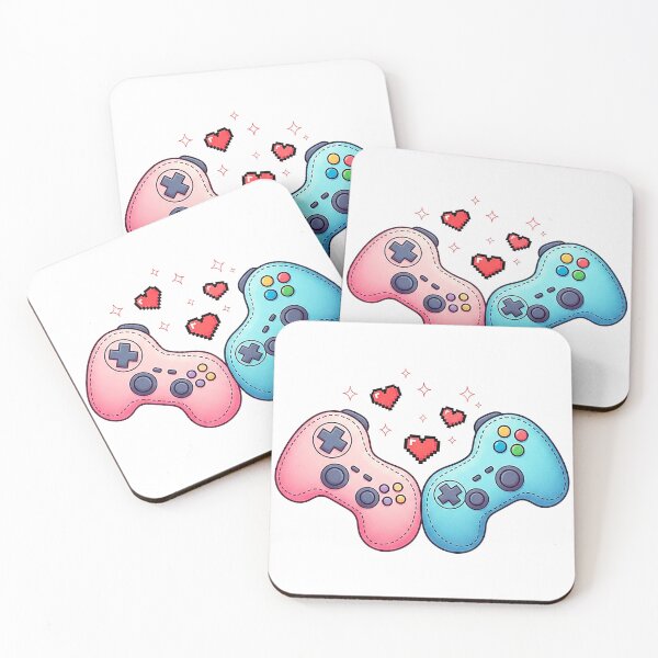 Item preview, Kawaii Gamer Couple Controller designed and sold by SholoStudio.