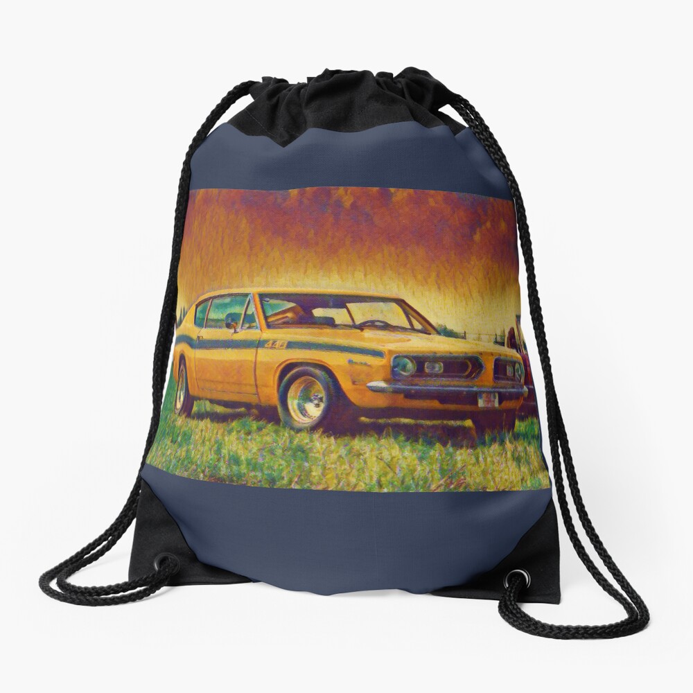 1969 Plymouth Barracuda 440 Drawstring Bag