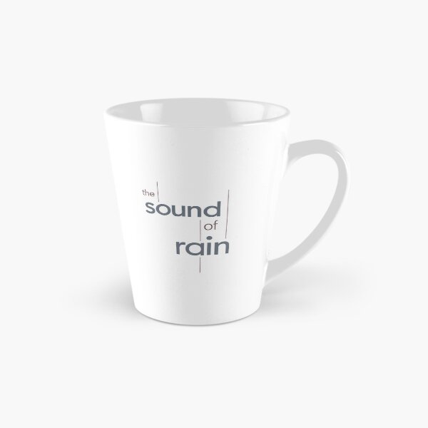Item preview, Minimalist Typography Poster “The Sound of Rain” | Morandi Aesthetic Swiss Design designed and sold by MimiSabu.