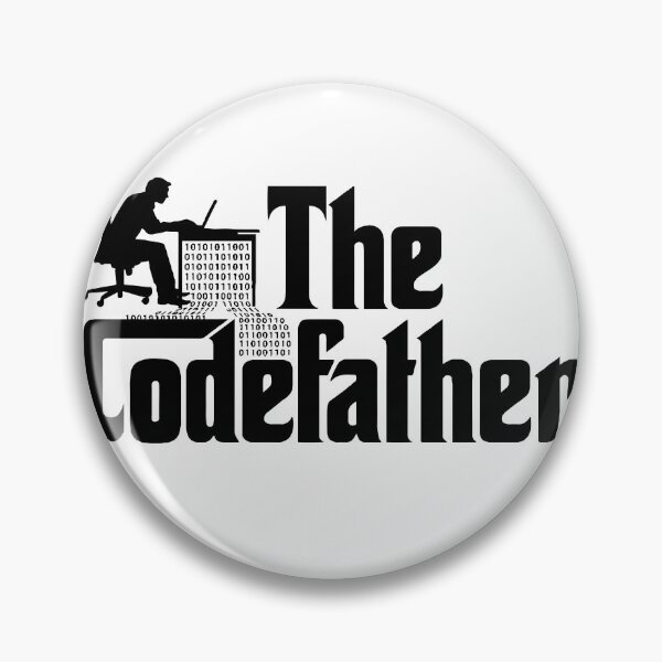 Item preview, The Codefather - Funny Programmer Coding Binary Parody Art designed and sold by LoFi-OG.