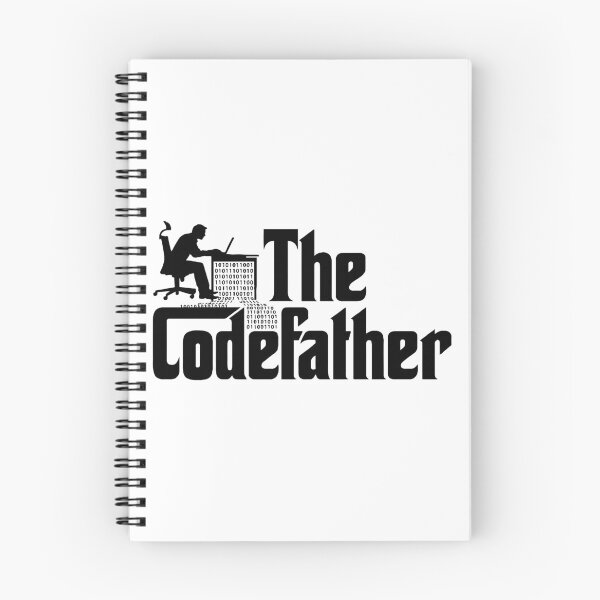 Item preview, The Codefather - Funny Programmer Coding Binary Parody Art designed and sold by LoFi-OG.