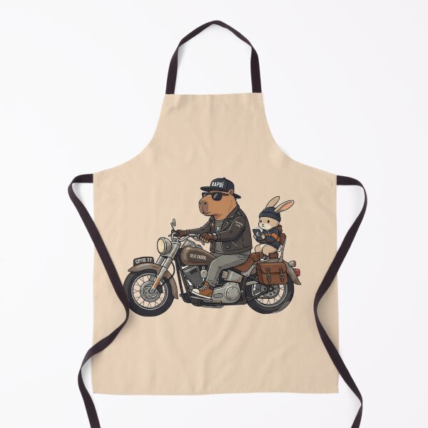 Item preview, Capybara Biker Crew – Retro Motorcycle Adventure designed and sold by Dogandesighn.