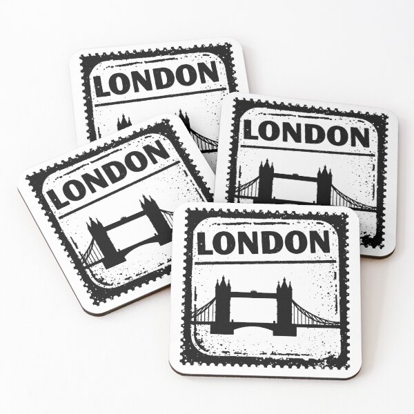 Item preview, London Tower Bridge Vintage Stamp b designed and sold by Fikuall.