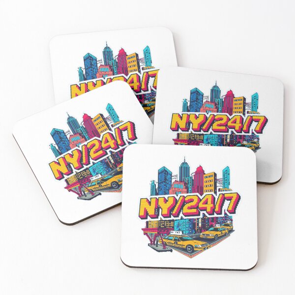 Item preview, NY 24/7 – The City That Never Sleeps (Retro Street Style) designed and sold by RDproject.