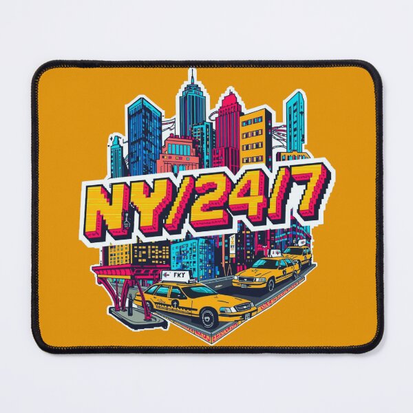 Item preview, NY 24/7 – The City That Never Sleeps (Retro Street Style) designed and sold by RDproject.