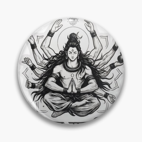 Artikelvorschau, Lord Shiva Shunya Samadhi - Spirituelle Meditation Yoga Zen-Kunst entworfen und verkauft von RickyStick.