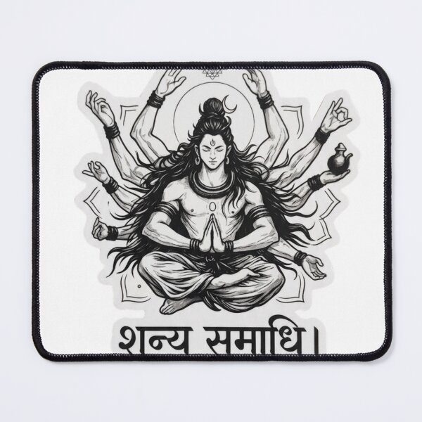Item preview, Lord Shiva Shunya Samadhi - Spiritual Meditation Yoga Zen Art designed and sold by RickyStick.