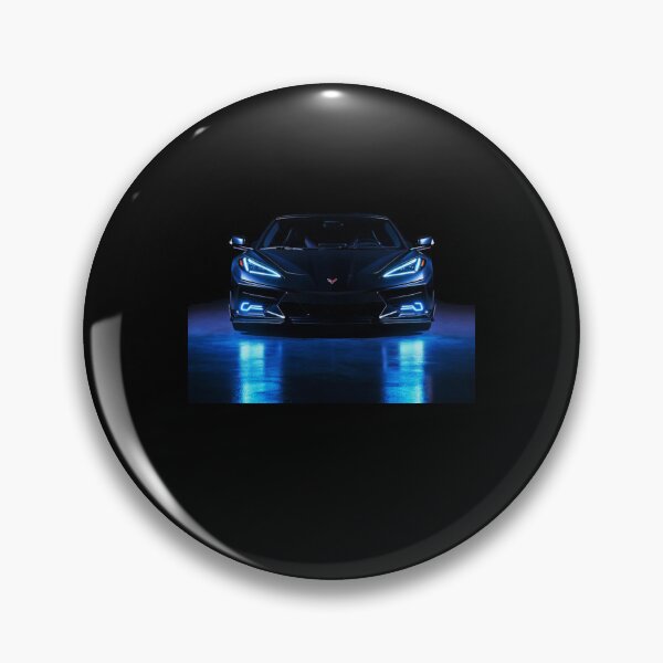 Item preview, 2023 Corvette Z06 C8 Wide Split Blue Neon Dark Sports Car designed and sold by TheArtOfCar.