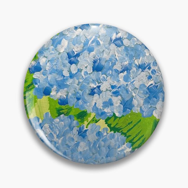 Item preview, Hydrangea Blues Floral Theme designed and sold by Deb Bossert Artworks.