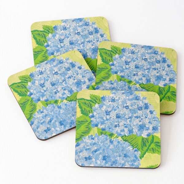 Item preview, Hydrangea Blues Floral Theme designed and sold by Deb Bossert Artworks.