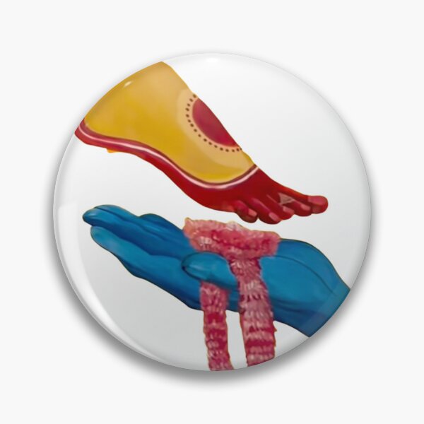 Item preview, Sacred Lotus Feet of Radha Krishna - Divine Love & Devotion Art designed and sold by RickyStick.