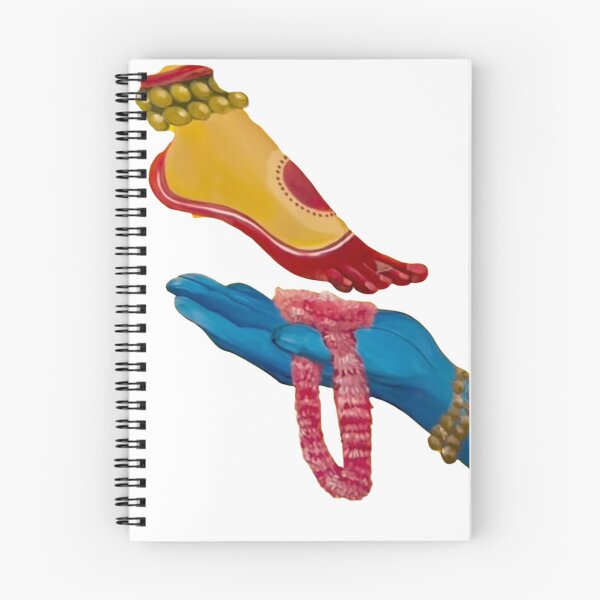 Item preview, Sacred Lotus Feet of Radha Krishna - Divine Love & Devotion Art designed and sold by RickyStick.