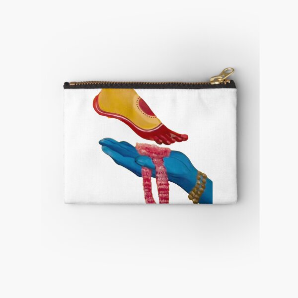 Item preview, Sacred Lotus Feet of Radha Krishna - Divine Love & Devotion Art designed and sold by RickyStick.